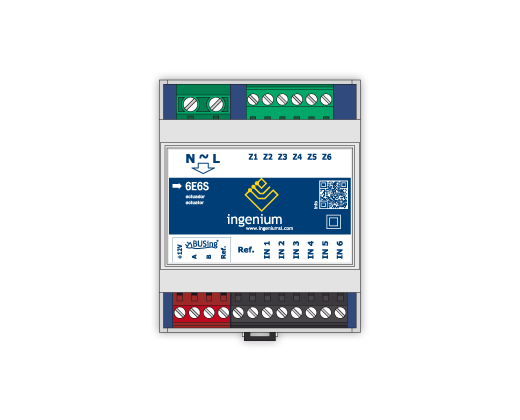 Actuador 6E6S - 6A - Relé